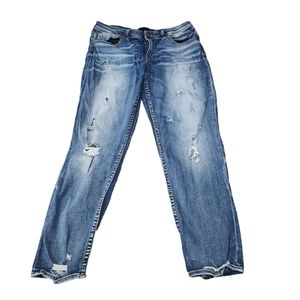 Buckle black women's size 29 ankle straight jeans